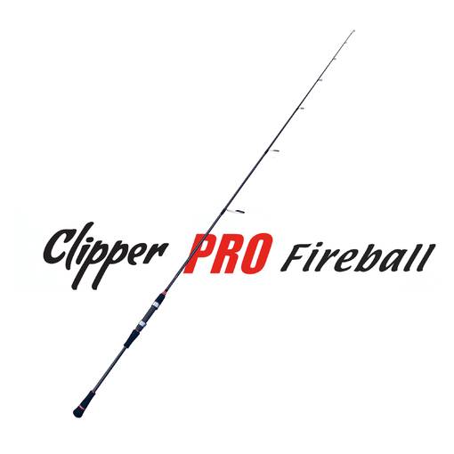 CASTED CLIPPER PRO FIREBALL SLOW JIG SPIN 1.85m 320g